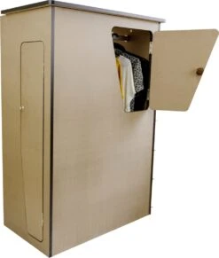 Camper Keuken MDF - Linkerkant EU - Inclusief Kledingstang + Wijnrek - Onbewerkt - Inbouw Kasten Inrichting Kampeerauto Caravan -Outdoor Kampeerwinkel 1017x1200