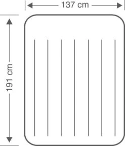 Intex Pillow Rest Classic Full Luchtbed - 2-persoons - 191x137x23 Cm -Outdoor Kampeerwinkel 1023x1200 3