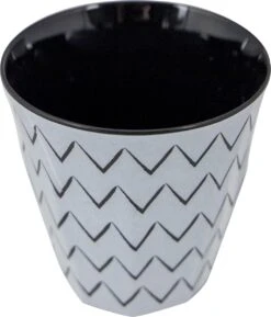 Bo-Camp Servies - Mix & Match - 16 Delig - Zwart/Wit -Outdoor Kampeerwinkel 1027x1200 3