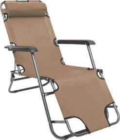 Ligstoel Opvouwbaar 155x60cm - Lichte Ligbed Relaxstoel Tuinstoel Campingstoel Strandstoel -Outdoor Kampeerwinkel 1033x1200