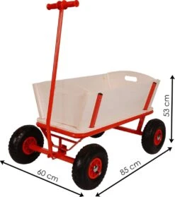 Benson Bolderkar - Bolderwagen Hout - Strandwagen - Kinderen - Boodschappenkar -Outdoor Kampeerwinkel 1064x1200 3