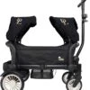 Deryan Luxe Sandy Bolderkar - Duo Buggy - Tandem Buggy - Opvouwbaar - Inklapbare Bolderwagen - Duo Kinderwagen - Zwart -Outdoor Kampeerwinkel 1067x1200
