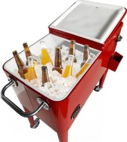 AXI Retro Cooler Rood - Koeler Met Wielen - 76L Inhoud - Koelbox Met Aftapkraan -Outdoor Kampeerwinkel 1075x1200 2