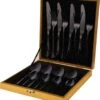 SMILON Bestekset In Koffer Zwart - 16 Delig Messen Vorken Lepels Voor 4 Personen - Camping - Ideaal Voor Reizen, Kamperen, Thuis -Outdoor Kampeerwinkel 1089x1200 9