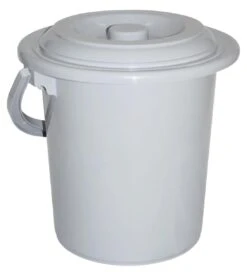 Curver Camping Toiletemmer - Met Deksel - 5 L - Ø 23,5 Cm - Lichtgrijs -Outdoor Kampeerwinkel 1091x1200 4