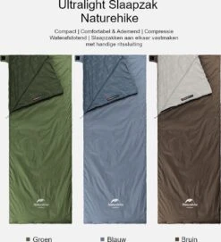 Naturehike® Slaapzak - Lichtgewicht - 190*75cm - Compact - Waterdicht - 3 Seizoenen Slaapzak Lente, Zomer & Herfst - Outdoor - Slaapzakken Volwassen & Kinderen -Outdoor Kampeerwinkel 1093x1200 5