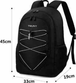 Koeltas Rugzak (25L) - Geschikt Voor 28 Blikjes - Lunchtas Voor Dames En Heren - Zwart -Outdoor Kampeerwinkel 1101x1200 1