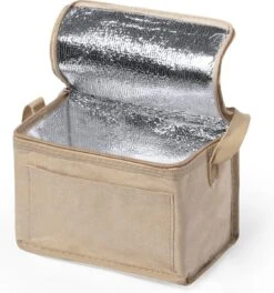 Merkloos Koeltas - Lunchtas - Koeltasje Lunch - Koelelementen - Isolatie - Volwassenen - Dames - Heren - Gerecycled - Papier - Aluminium -Outdoor Kampeerwinkel 1123x1200