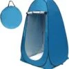 Merkloos 4 In 1 Pop-up Douchetent Voor Omkleden, Douchen, Toilet En Opslag - 1 Persoons Tent - Camping Douche En Omkleedtent - Inclusief Haringen En Draagtas - 190 X 110 X 110 Cm Blauw -Outdoor Kampeerwinkel 1131x1200