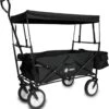 Rijoka Opvouwbare Bolderkar/Bolderwagen | Met Dakje En Draagtas | Zwart -Outdoor Kampeerwinkel 1133x1200 8