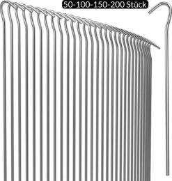 Gardebruk Haringen Set Van 100 Gegalvaniseerd Staal LxØ 200x3,5mm -Outdoor Kampeerwinkel 1142x1200 7