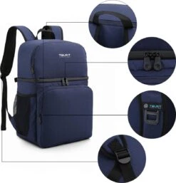 Koeltas Rugzak (28L) - 16 Blikjes - Lunchtas Voor Dames En Heren - Picknicktas - Blauw -Outdoor Kampeerwinkel 1154x1200 2