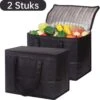Merkloos 2 Stuks Geïsoleerde Koeltas Met Bodemplaat - Zwart -Outdoor Kampeerwinkel 1196x1200 17