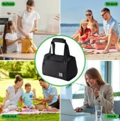 Brisby 4 Laags Geïsoleerde Koeltas - Lunchtas 10 Liter - Zwart -Outdoor Kampeerwinkel 1197x1200 39