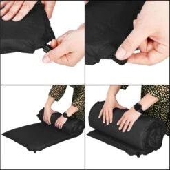 Springos Slaapmat | Zelfopblazend | 180 Cm | Inclusief Hoes | Zwart -Outdoor Kampeerwinkel 1199x1200 3