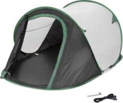 JEMIDI Tweepersoons Pop-up Tent - Opgooitent, Werptent Voor 2 Personen - Ideaal Als Festivaltent Of Kampeertent - Verschillende Kleuren -Outdoor Kampeerwinkel 1200x1008