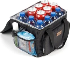 Packaway 4 Laags Geïsoleerde Koeltas - Lunchtas 15 Liter - Zwart -Outdoor Kampeerwinkel 1200x1014 1