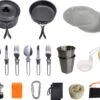 Hikr® Camping Pannenset - Complete 22-delige Kookset - Lichtgewicht - Kookgerei Servies - Outdoor - BPA-vrij - Keukengerei Set -Outdoor Kampeerwinkel 1200x1027 3