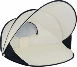 Deryan Luxe Pop Up Strandtent XXL - Anti-UV 50+ - Cream -Outdoor Kampeerwinkel 1200x1034