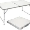 Aluminium Kampeertafel 120x60cm - Campingtafel Inklapbaar - 3-voudig Verstelbare Vouwtafel Grijs -Outdoor Kampeerwinkel 1200x1045 1