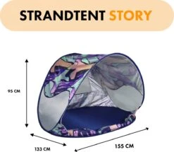 Deryan Luxe Pop Up Strandtent - Anti-UV 50+ - Story -Outdoor Kampeerwinkel 1200x1045