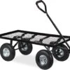 Relaxdays Bolderkar Tuin - Platte Tuinwagen - Luchtbanden - 200 Kg - Transportkar - Staal -Outdoor Kampeerwinkel 1200x1053 4