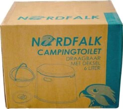 NordFalk Draagbaar Campingtoilet 6 Liter - Camping Toilet Met Binnenemmer - Incl. Deksel En Rolhouder -Outdoor Kampeerwinkel 1200x1063 5