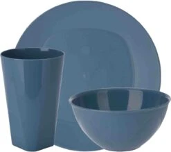 Serviesset 24-delig - Kunststof - Petrol - 8 Personen -Outdoor Kampeerwinkel 1200x1066 7