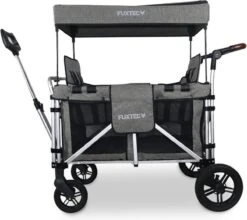 FUXTEC Bolderkar FX-CTXL900 - Premium Grijs - Nu Voor Maximaal 4 Kinderen -Outdoor Kampeerwinkel 1200x1069 1