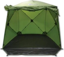 FisherPro Karpertent Met Stormcover – Vistent – Tent - Bescherming Tegen Zon En Wind – 100% Waterdichte Stormhoes – Met Handige Meeneemtas – Ook Geschikt Als Strandtent Of Festivaltent – Extra Veiligheid En Warmte Door Stormcover -Outdoor Kampeerwinkel 1200x1070 1