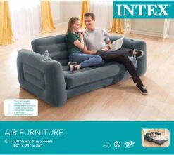 Intex Luxe Bankstel / Opblaasbare Slaapbank - 2-persoons - 203x224x66 Cm -Outdoor Kampeerwinkel 1200x1072 5