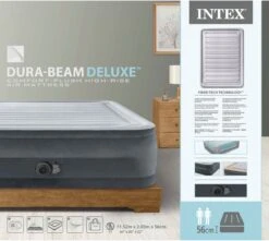 Intex Luchtbed - 2-Persoons - 152 X 203 X 33 Cm - Grijs - Met Ingebouwde Pomp, Hoeslaken Antraciet En Reparatieset 16 Intex Luchtbed - 2-Persoons - 152 X 203 X 33 Cm - Grijs - Met Ingebouwde Pomp, Hoeslaken Antraciet En Reparatieset -Outdoor Kampeerwinkel 1200x1074 7