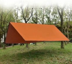 Merkloos TDR - Outdoor Draagbaar Zonnescherm Met Opbergtas - Waterdicht-SPF - Tarps Voor Kamperen300 * 300cm - 3-4Personen - Orange -Outdoor Kampeerwinkel 1200x1074 9