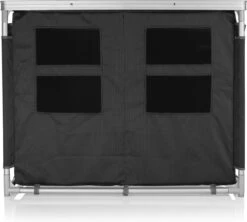 Campart Campingkeuken KI-0734 - Campingkast Groot - 4 Verstelbare Poten - Opvouwbaar En Lichtgewicht - Inclusief Opbergtas - Grijs -Outdoor Kampeerwinkel 1200x1077