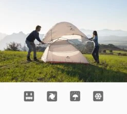 Cloud Up 3 Upgraded - Naturehike® - Tent 3 Persoons - Lichtgewicht Tent - Incl. Grondzeil - 20D 4000MM - Outdoor Kampeertent - Waterdicht - Hiking & Wandelen -Outdoor Kampeerwinkel 1200x1080 1