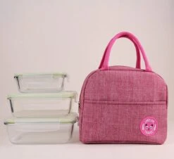 Koeltas - Lunchtas - Volwassenen En Kinderen - Compact & Handig: Zomer - Picknick -School - Lunch - Werk - Klassiek Roze -Outdoor Kampeerwinkel 1200x1096 1