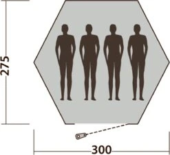 Easy Camp Tent Bolide 400 - Rood - 4 Persoons -Outdoor Kampeerwinkel 1200x1096