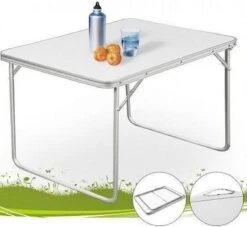 Merkloos Aluminium Inklapbare Tuintafel - Campingtafel - 80x60x68 Cm -Outdoor Kampeerwinkel 1200x1105 4
