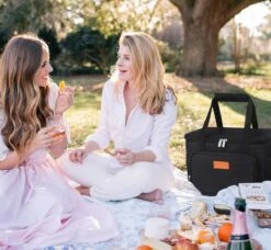 Lunchtas - Koeltas Voor Dames En Heren - Cool Bag - 4 Laags Geïsoleerde Koeltas - Kleine Cooler - Lunch Box - Lunchtas 15 Liter- Zwart -Outdoor Kampeerwinkel 1200x1107 2