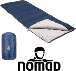 NOMAD® Brisbane Slaapzak | 205x80cm Blauw | Lichtgewicht & Kwalitatief | Dekenmodel Slaapzak | Incl Hoes -Outdoor Kampeerwinkel 1200x1118 5