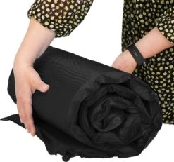 Springos Slaapmat | Zelfopblazend | 180 Cm | Inclusief Hoes | Zwart -Outdoor Kampeerwinkel 1200x1121