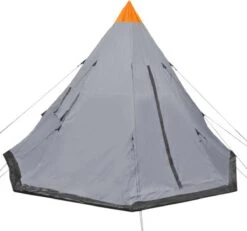VidaXL Tent 4-persoons Grijs -Outdoor Kampeerwinkel 1200x1123