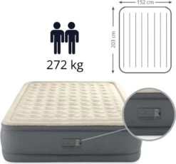Intex Premaire II Elevated Queen Luchtbed - 2-persoons - 203x152x46 Cm 22 Intex Premaire II Elevated Queen Luchtbed - 2-persoons - 203x152x46 Cm -Outdoor Kampeerwinkel 1200x1123 8