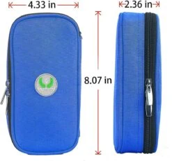 YOUSHARES Insuline Koeltas Diabetici Tas - Medicijnen Diabetici Geïsoleerde Draagbare Koeltas Voor Insuline Pen En Diabetes Koeltas Met 2 Koelaccu's (blauw) -Outdoor Kampeerwinkel 1200x1125 3