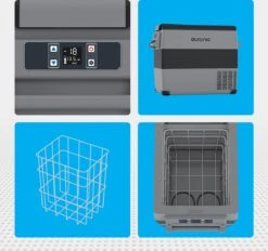 Auronic Elektrische Koelbox - 49.5L - Compressor - 12V En 240V - Grijs -Outdoor Kampeerwinkel 1200x1129 3