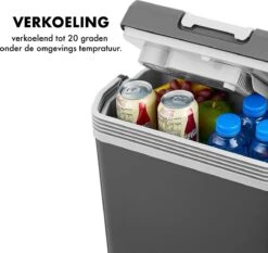 MOA - Thermo-elektrische Koelbox - Met Verwarmingsfunctie - 12V En 230V - 22 Liter - Grijs -ECW22 -Outdoor Kampeerwinkel 1200x1130