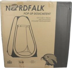 NordFalk Douchetent Pop-up 190 Cm - Camping Douche - Omkleedtent - Incl. Tentharingen En Draagtas - Groen -Outdoor Kampeerwinkel 1200x1132