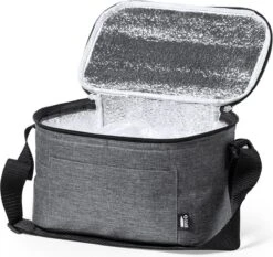 Merkloos Koeltas - Lunchtas - Koeltasje Lunch - Koelelementen - Isolatie - Volwassenen - Dames - Heren - RPET - Polyester - Aluminium - Grijs -Outdoor Kampeerwinkel 1200x1133 1
