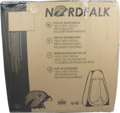 NordFalk Douchetent Pop-up 190 Cm - Camping Douche - Omkleedtent - Incl. Tentharingen En Draagtas - Groen -Outdoor Kampeerwinkel 1200x1135