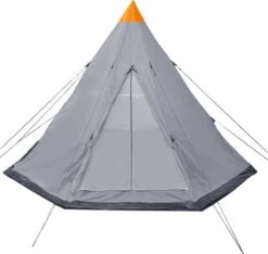 VidaXL Tent 4-persoons Grijs -Outdoor Kampeerwinkel 1200x1137